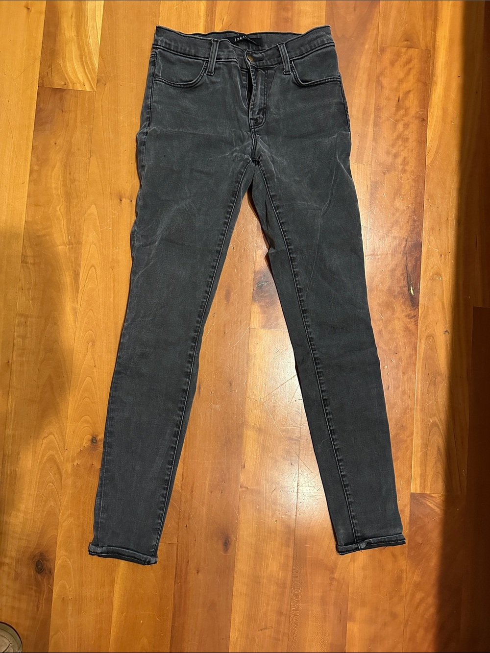 J Brand Women’s Washed Black Skinny Jeans